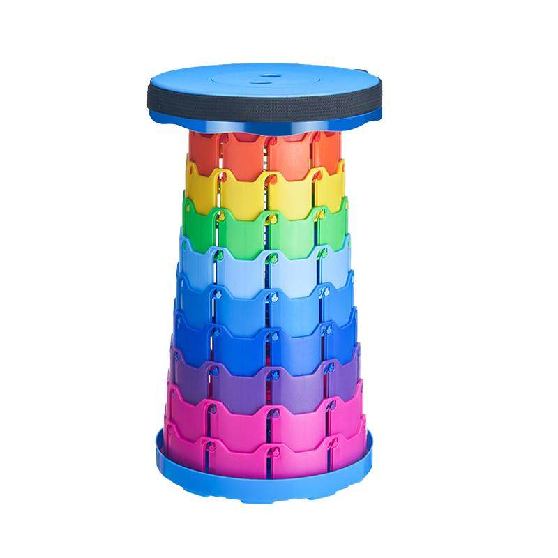 折叠凳户外旅行便携式小板凳可调节伸缩钓鱼椅子马扎登露营小凳子