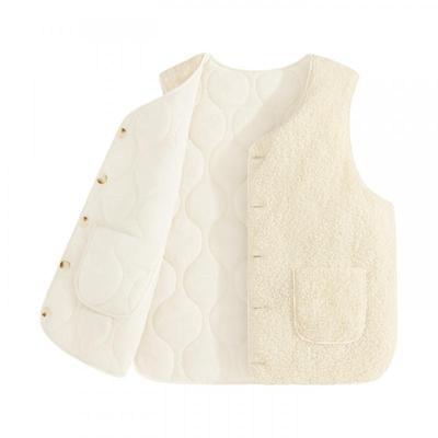 都市丽人摇粒绒马甲女外穿冬季