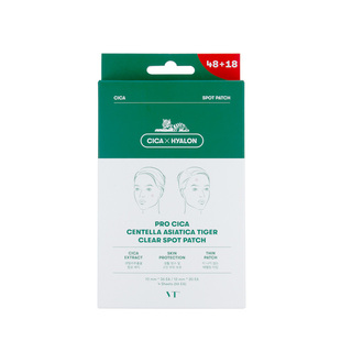 小猪姐姐！韩国VT老虎痘痘贴积雪草净痘舒缓可上妆隐形超薄66枚