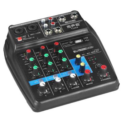 传声者TU04小型调音台4路舞台婚