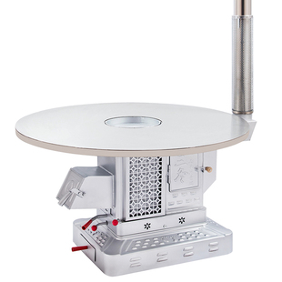 农村取暖炉家用室内新型铸铁内胆柴煤两用柴火气化炉煤炭汽化炉子