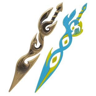 可发光 王者 亚连cos道具服 武器刀剑 落雪白狼皮肤 荣耀cosplay