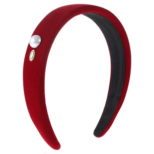 儿童新年红色发箍女童不勒头宽边头箍2026新款高颅顶防滑发卡头饰