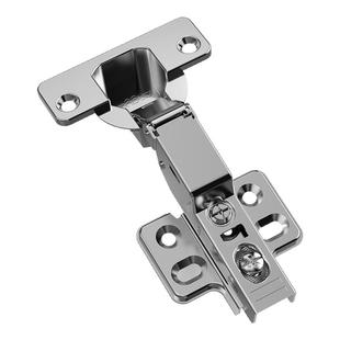 橱柜不锈钢铰链衣柜液压阻尼飞机铰链三段力缓冲柜门合页半盖中弯