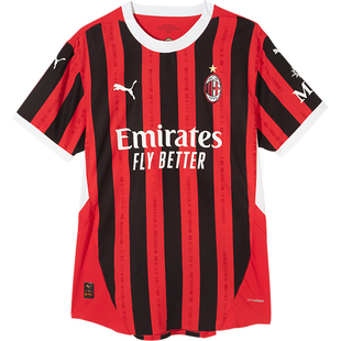 Puma/彪马正品AC米兰主场球迷版男士吸湿足球短袖774949-01