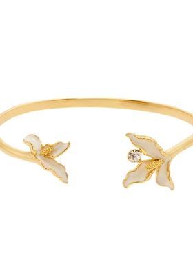 白色鸢尾花手镯女气质优雅