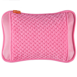 电热水袋布套毛绒拆洗双插手保护热宝套外套单卖暖水袋腰带套子