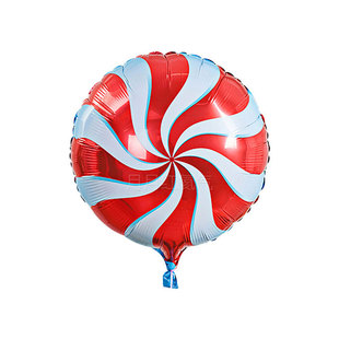 18寸棒棒糖圆形糖果生日派对宝宝圣诞新年装饰卡通铝箔铝膜气球