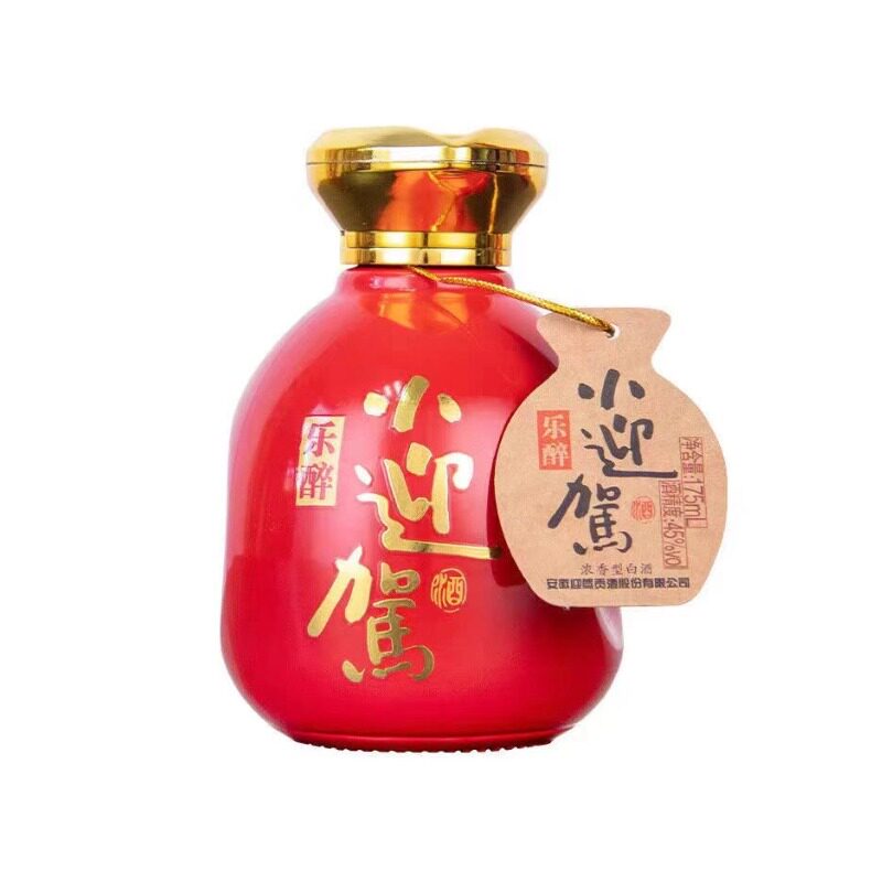 迎驾贡酒乐醉小迎驾体验酒45度175ml*1瓶伴手礼小酒实惠浓香型