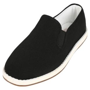 老美华2025春季工鞋老北京布鞋女款千层底一脚蹬女鞋休闲鞋工作鞋