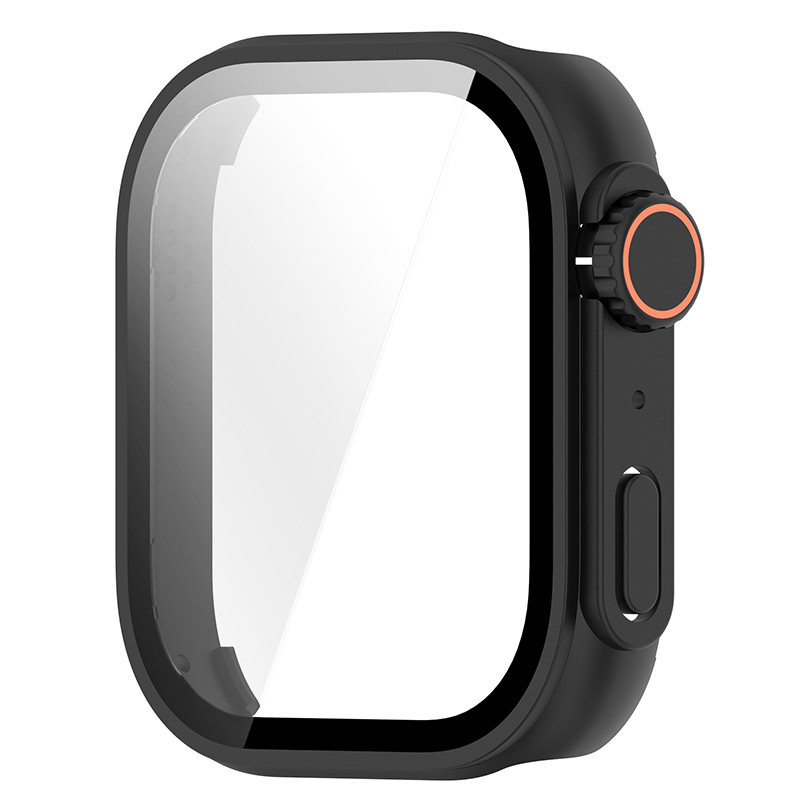 适用于红米手表6保护壳redmiwatch6秒变苹果Ultra壳膜一体全包保护套运动智能6代透明高清钢化膜防摔耐磨配件