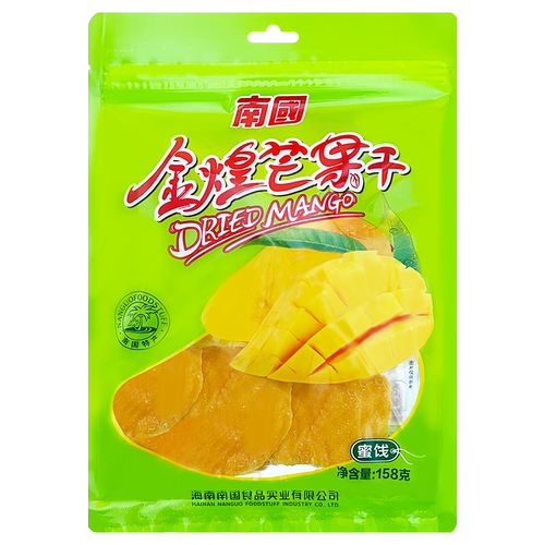 【海南特产-南国】金煌芒果干158gx2袋装芒果片 果脯