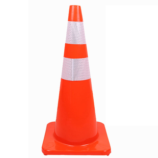 加厚耐用橡胶雪糕桶PVC雪糕桶路锥反光锥隔离墩路障锥可订造包邮