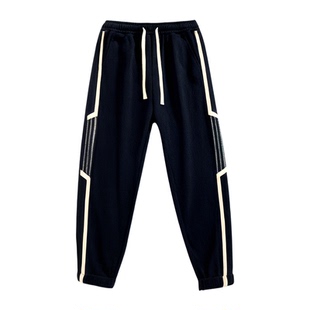 春秋季新款长裤子男孩15岁青少年休闲运动初高中学生大童束脚卫裤