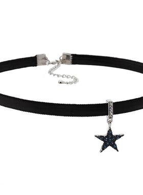 星星颈链项圈锁骨链韩国时尚简约