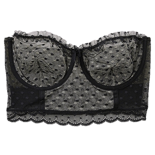 Intimissimi意舒漫性感纯欲双色波点无衬垫抹胸式文胸内衣RB2565F