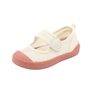 TOPSTAR儿童帆布鞋女童男童幼儿园室内鞋小白鞋宝宝儿童鞋软底鞋