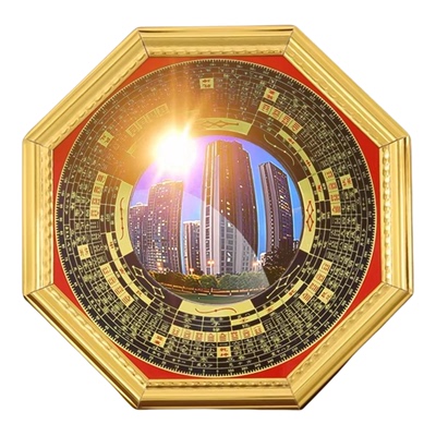 八卦镜凸镜挂件家用大门口窗户阳台九宫凹镜子家居店铺门口摆件