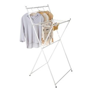 懒角落踢脚线取暖器烘衣架专用折叠晾衣架落地卧室家用简易挂衣架