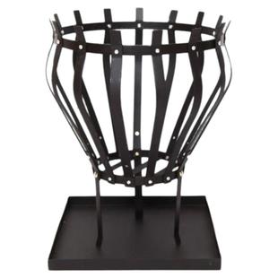 跨年篝火炉户外野营晚会大型露营地木柴火架年终聚会用木炭烧烤架