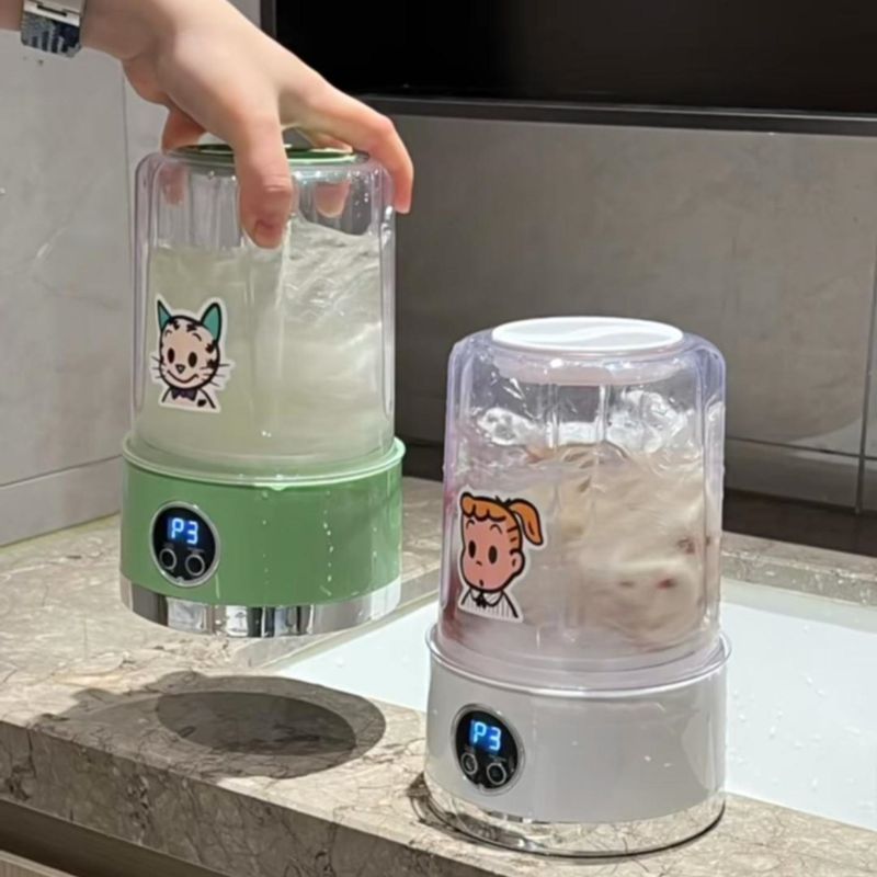 【宿舍洗衣神器】洗内衣内裤小型洗衣机半自动袜子清洗机学生宿舍