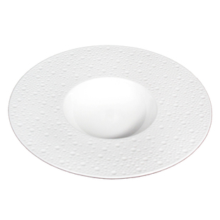 新款欧式西餐牛排盘位上辽参鲍鱼盘酒店专用冷菜盘子特色餐具创意