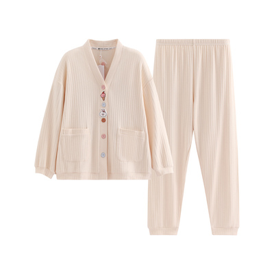 芬腾布朗熊婴儿棉长袖家居服女士