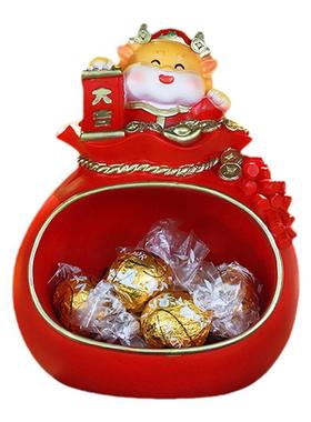 福袋龙收纳摆件创意喜庆送礼国潮