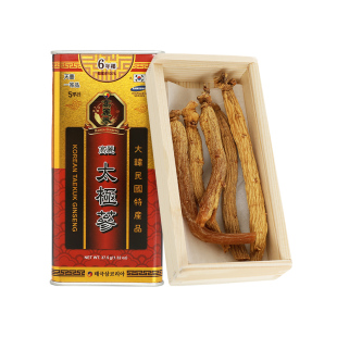 不老健高丽参韩国太极参5支正品中药材别直参礼盒装天壹太极人参