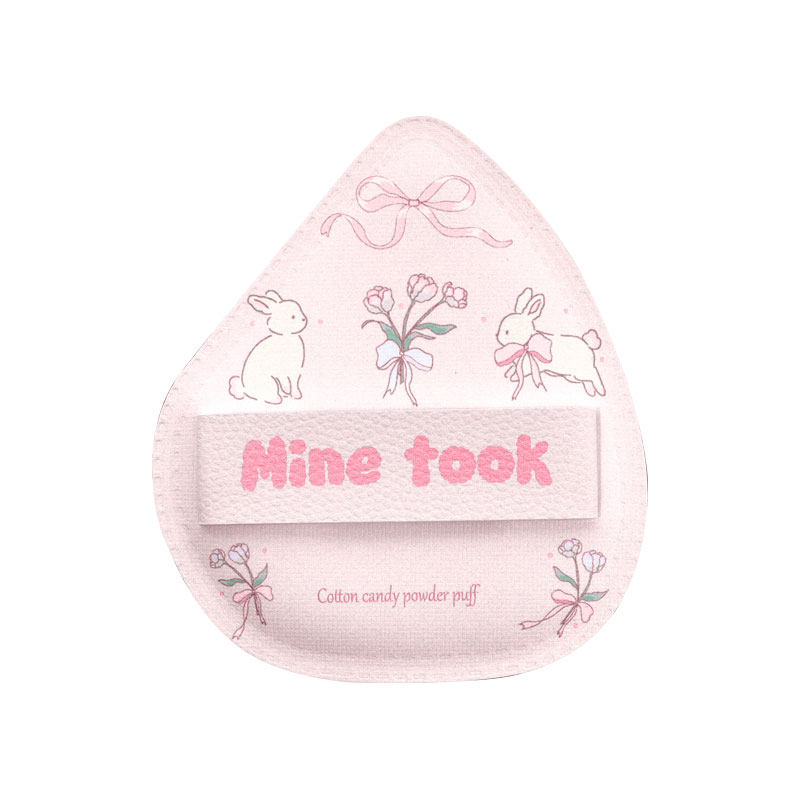 Mine Took/苾桃棉花糖粉扑气垫粉扑粉底液专用加厚款干湿送收纳盒