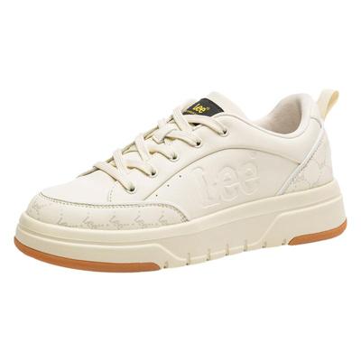 Lee潮牌厚底增高小白鞋