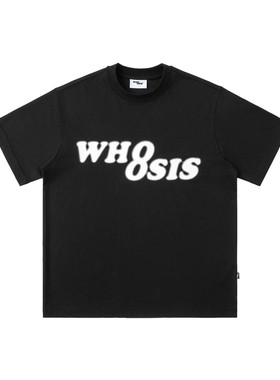 WHOOSIS（不知其名）幻影logo云柔隔热速干棉短袖T恤夏季运动户外