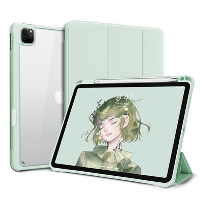 磁吸拆分2022ipadpro保护套2021款ipad9平板air5带笔槽mini6硬壳