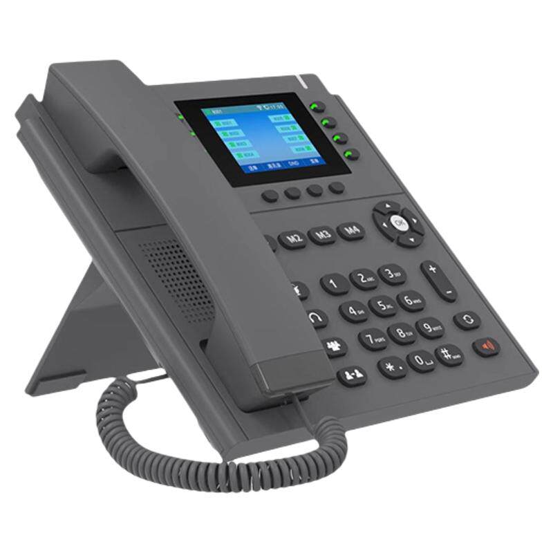 亿家通千兆POE彩屏网络IP电话机IP305WP会议办公Wifi座机录音电话
