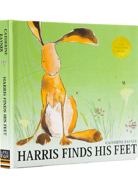 凯特格林纳威奖 哈里的大脚 Harris Finds His Feet 英文原版绘本 获奖 儿童英语启蒙图画故事书 Catherine Rayner