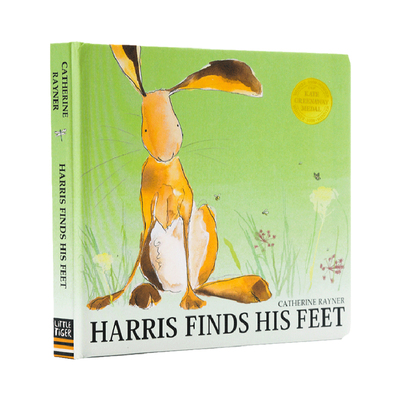 凯特格林纳威奖 哈里的大脚 Harris Finds His Feet 英文原版绘本 获奖 儿童英语启蒙图画故事书 Catherine Rayner