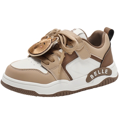 童鞋卡皮鞋女百丽卡通鞋子休闲