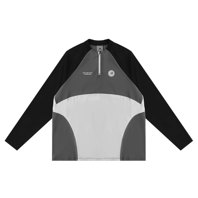 FDR官方店徽章拉链速干长袖t恤