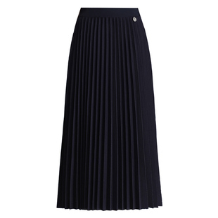 口袋冬裙女毛呢半身裙秋冬新款裙子小个子中长高腰a字长裙百褶裙