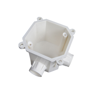 PVC预埋司令箱 灯头盒分线盒高深八角暗装圆接线盒塑料一二三四通