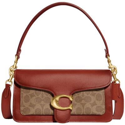 COACH/蔻驰女士经典标志TABBY 26号单肩包斜挎包黑色