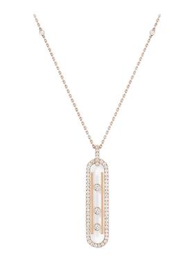 回形针项链女士简约轻奢小众精致