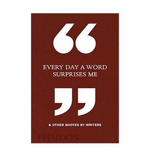 【现货】每日让我惊喜的一句话&作家语录 Every Day a Word Surprises Me & Other Quotes by Writers 英文原版名言语录集