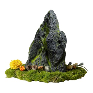 仿真玻璃钢石头摆件室内石块造景庭院花园装饰岩石假山景观假石头