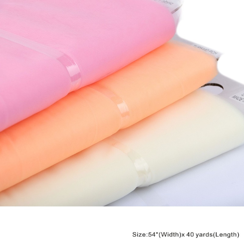 ACN扁卷美国网纱气球批发礼伴手包装材料装饰网布婚庆鲜花椅背