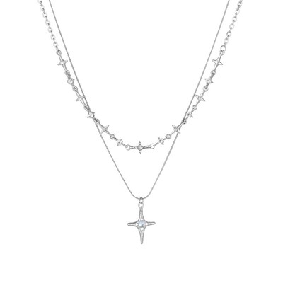 钛钢十字项链女|198人收藏