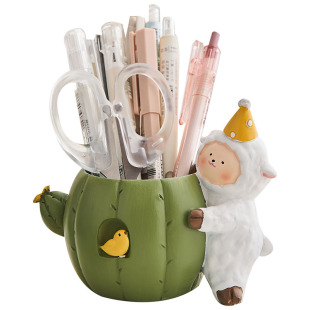 教师节礼物桌面摆件送老师女生实用创意可爱的笔筒书房讲台办公室