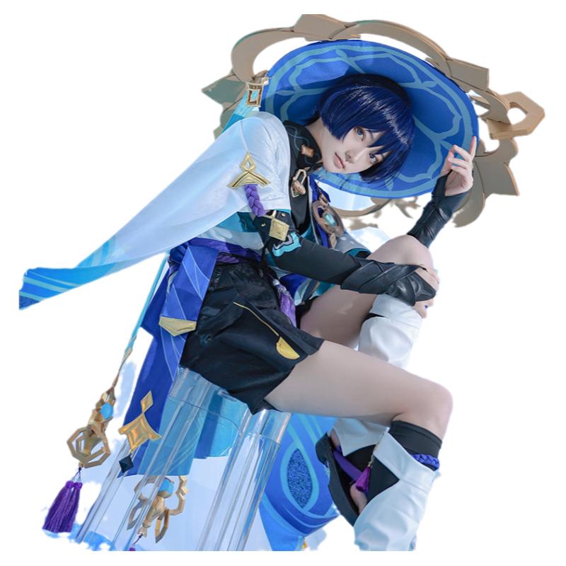 【漫囧】原神 流浪者/散兵 風(fēng)散原皮卡池 cos服裝 現(xiàn)貨