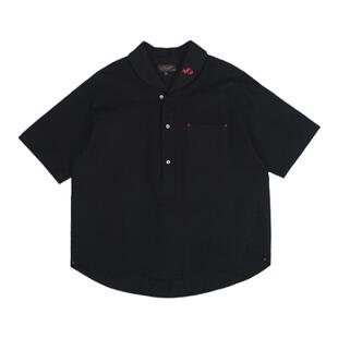 Secondorder SS24 Round Collar French Shirt泡泡纱圆领套头衬衫