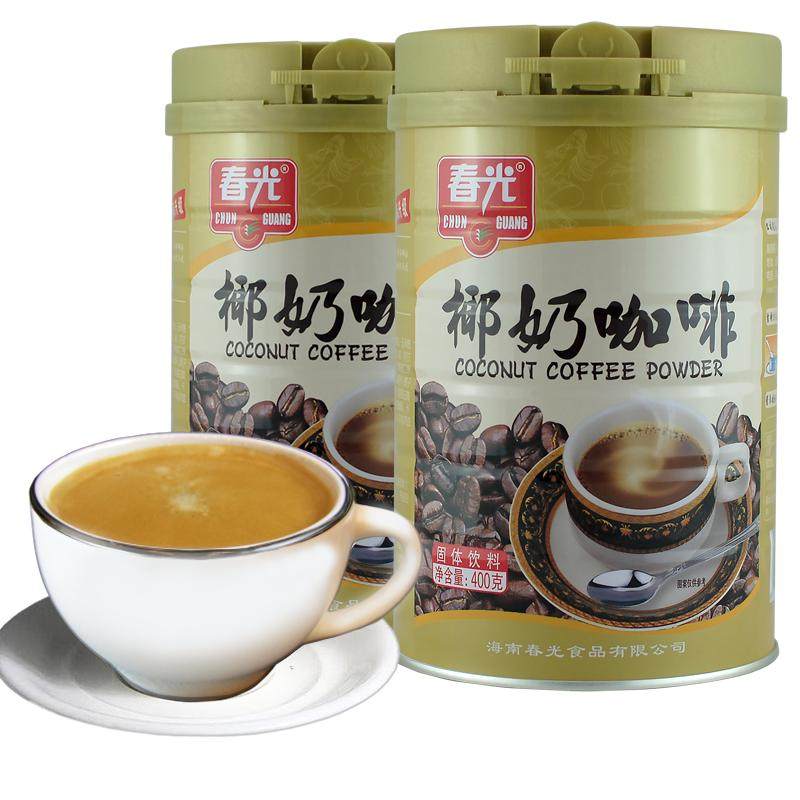 春光3合1速溶咖啡香味椰奶咖啡